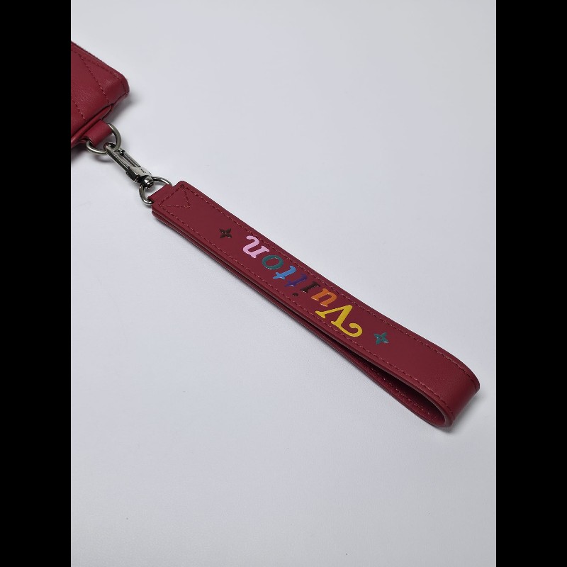 LV 紅色New Wave Zipped Pochette-18