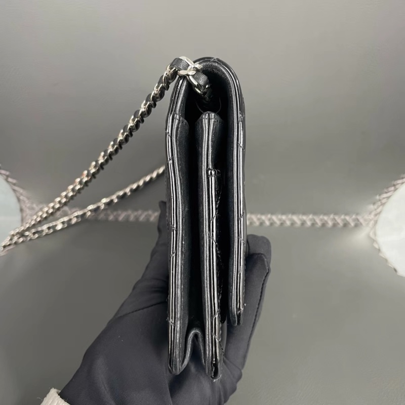 Chanel WOC # 香奈兒 黑色 漆皮WOC-4