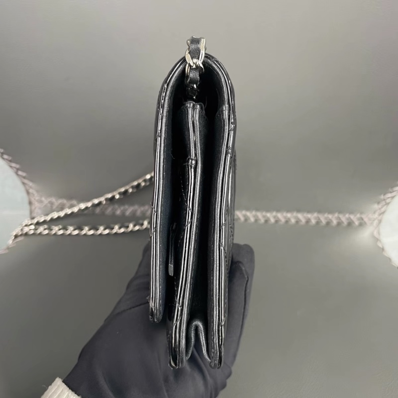 Chanel WOC # 香奈兒 黑色 漆皮WOC-5