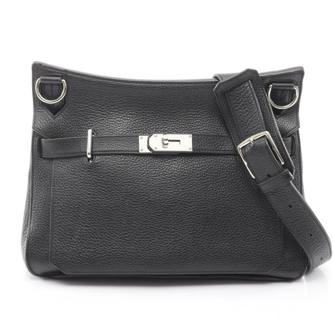 愛馬仕 Jypsiere 34 肩挎包，Clemence 皮革，黑色，SHW，二手