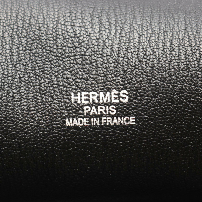 愛馬仕 Jypsiere 34 肩挎包，Clemence 皮革，黑色，SHW，二手-3