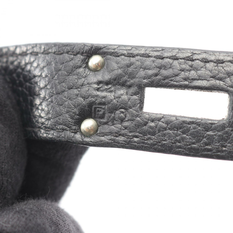 愛馬仕 Jypsiere 34 肩挎包，Clemence 皮革，黑色，SHW，二手-4