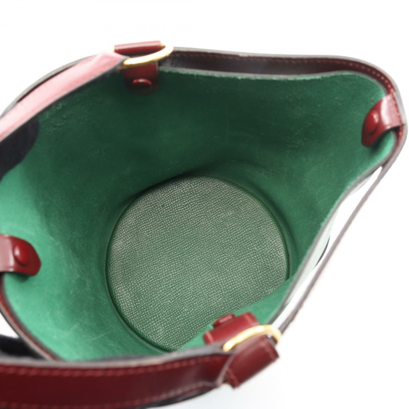 愛馬仕 Museliere 手提包，庫爾舍維爾盒式小牛皮，紅色 H 二手女士-2