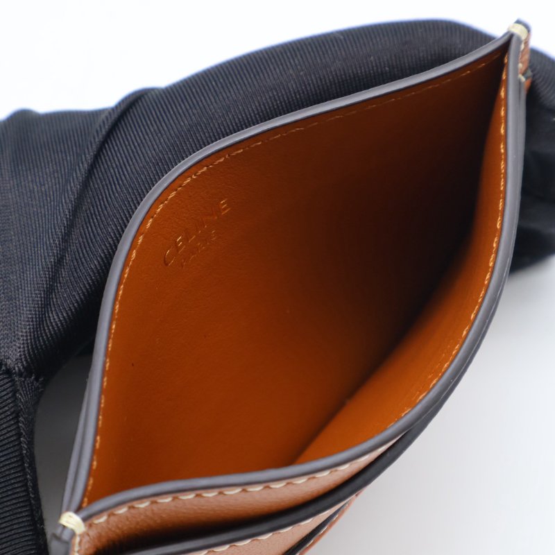 CELINE Triomphe羊皮卡片夾-3