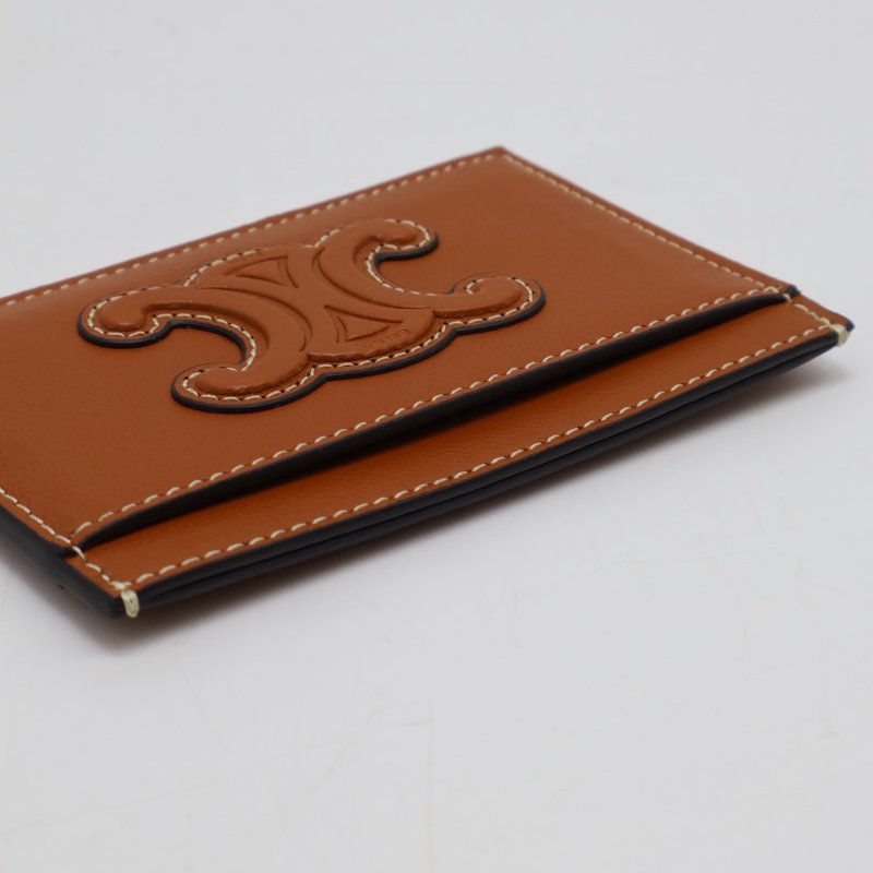 CELINE Triomphe羊皮卡片夾-9