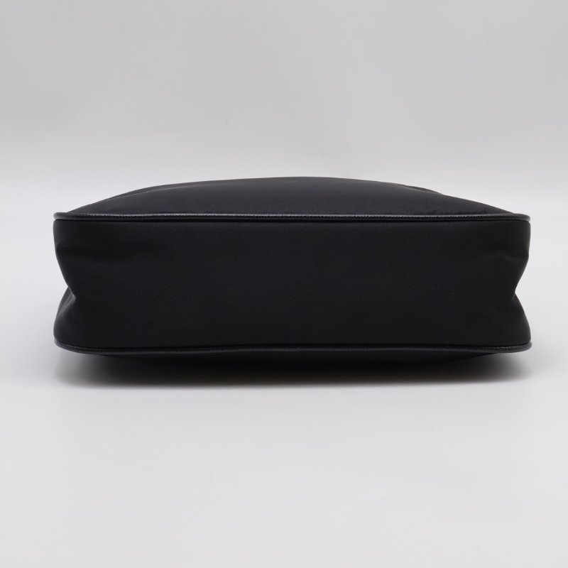 PRADA 經典三合一尼龍斜背包 - 黑銀-22