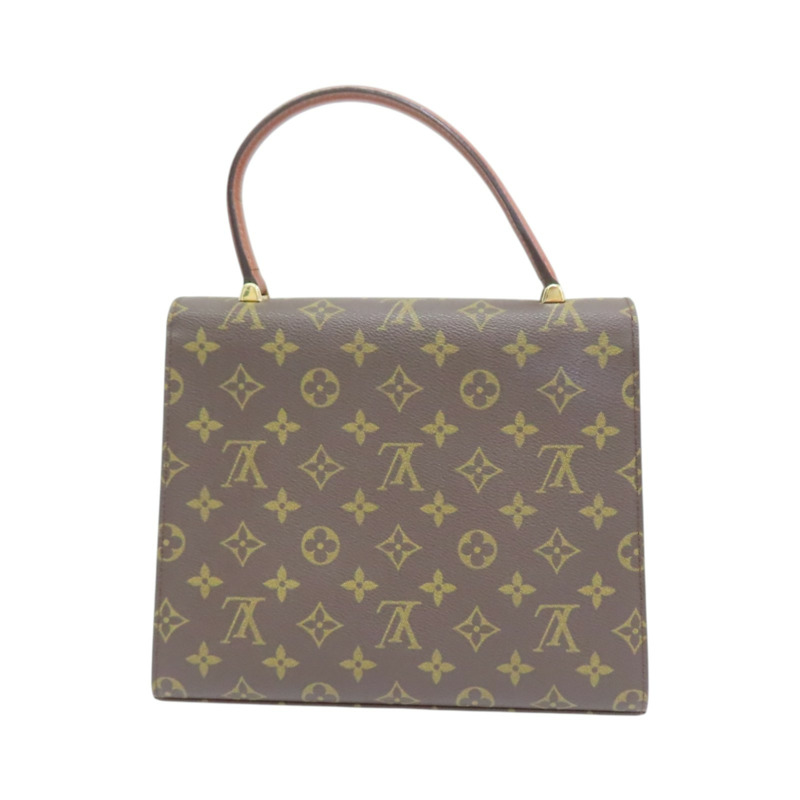 棕色 原花帆布 Malesherbes 手提包 M51379【LOUIS VUITTON LV 路易威登】 M51379-1