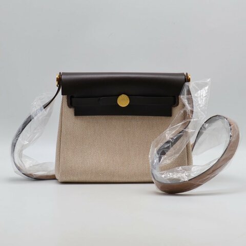 HERMES Herbag zip 20 - 烏木金 K