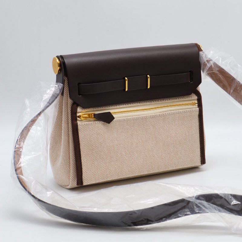 HERMES Herbag zip 20 - 烏木金 K-3