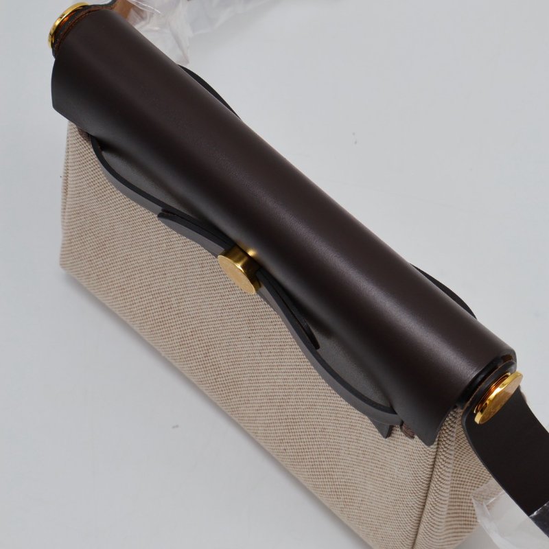 HERMES Herbag zip 20 - 烏木金 K-4