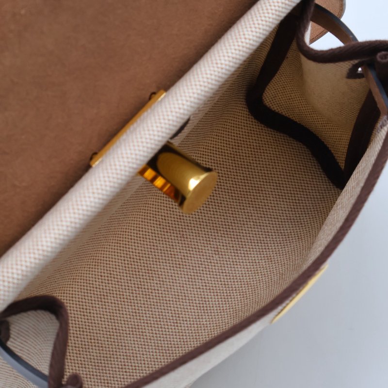 HERMES Herbag zip 20 - 烏木金 K-9