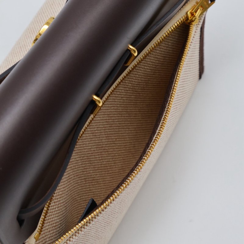 HERMES Herbag zip 20 - 烏木金 K-12