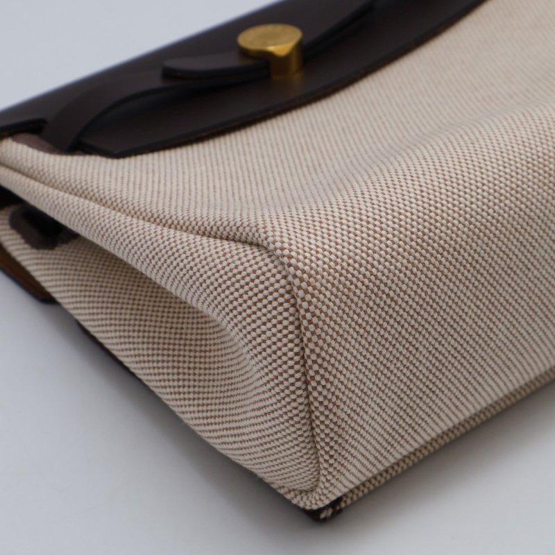 HERMES Herbag zip 20 - 烏木金 K-20