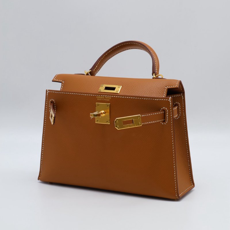 HERMES Mini kelly ll - 金棕金 Z-13