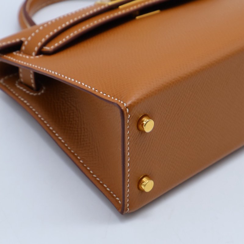 HERMES Mini kelly ll - 金棕金 Z-16