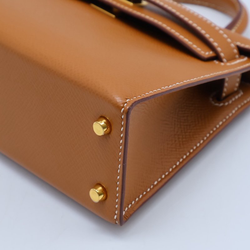 HERMES Mini kelly ll - 金棕金 Z-17