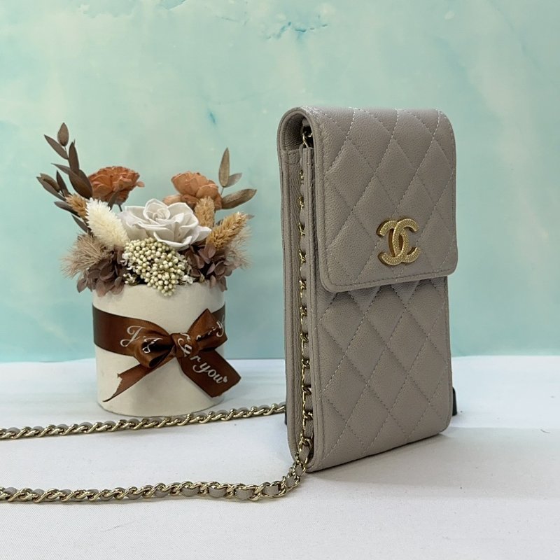 CHANEL 22C二合一手機耳機包-2