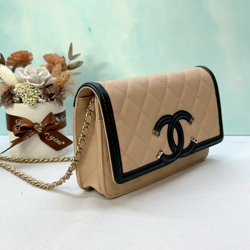 CHANEL Filigree WOC鏈帶包-3