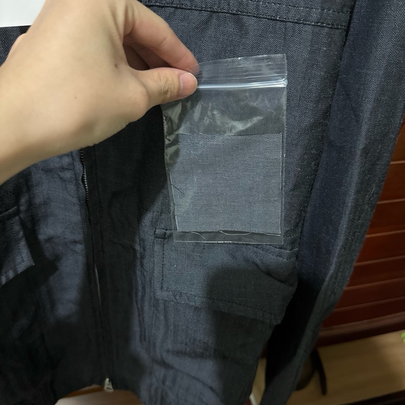 全新現貨 26SS Comme des Garçons Homme 皮領羊毛混紡工裝夾克 (HQ-J006-051)-4