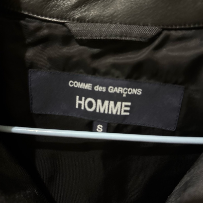全新現貨 26SS Comme des Garçons Homme 皮領羊毛混紡工裝夾克 (HQ-J006-051)-9