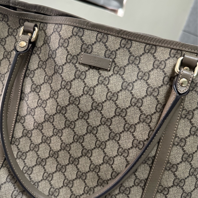 Gucci 托特包灰色-1
