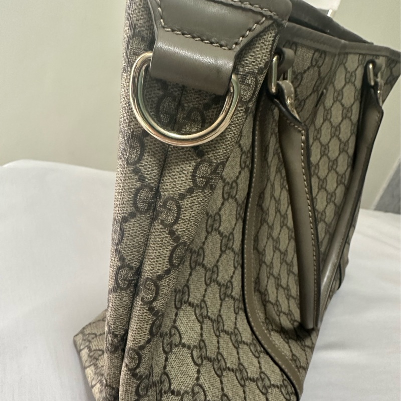 Gucci 托特包灰色-2
