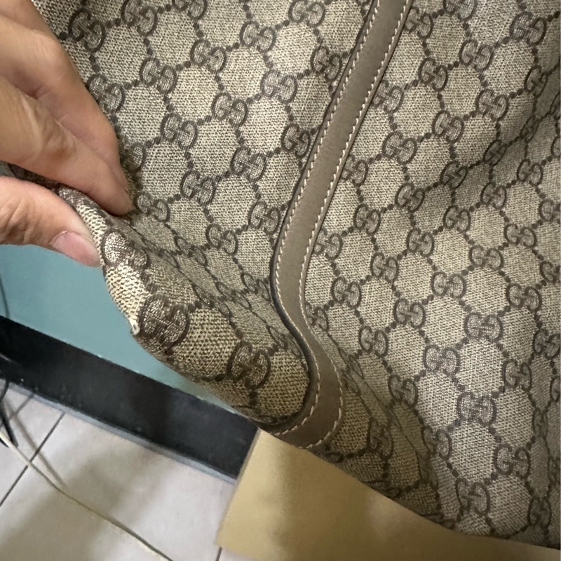 Gucci 托特包灰色-5