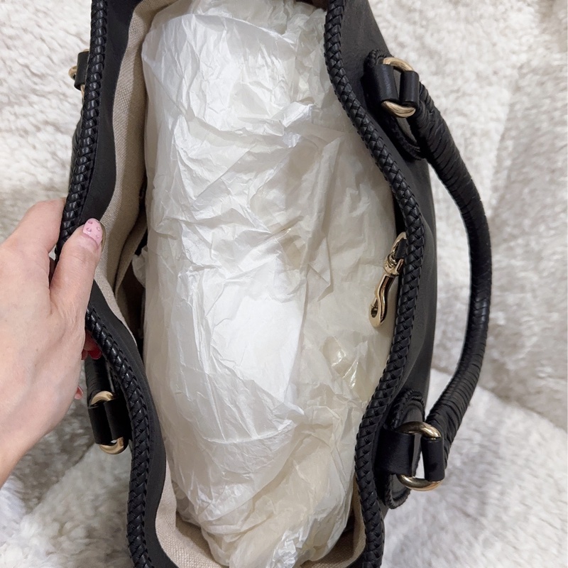 全新未使用Gucci 流蘇托特包（黑色）-46