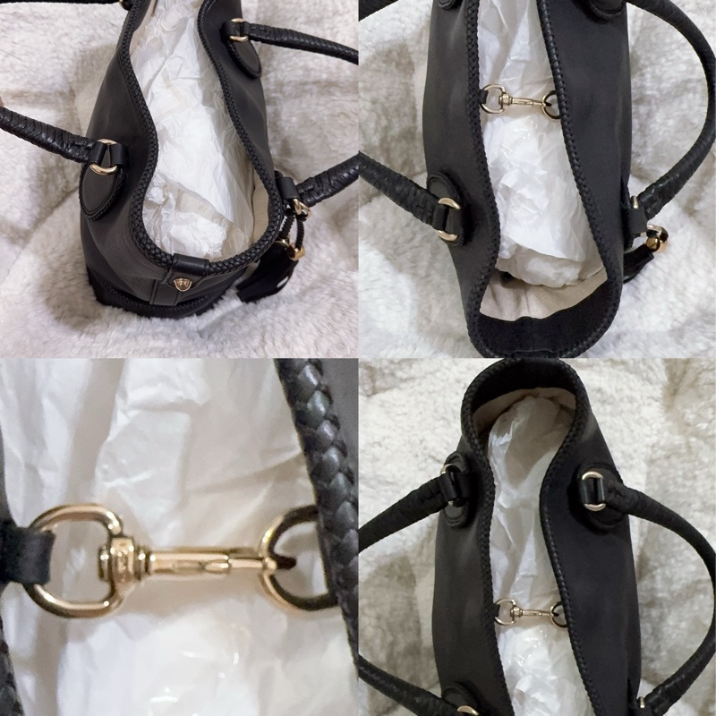 未使用Gucci 流蘇托特包（黑色）-6