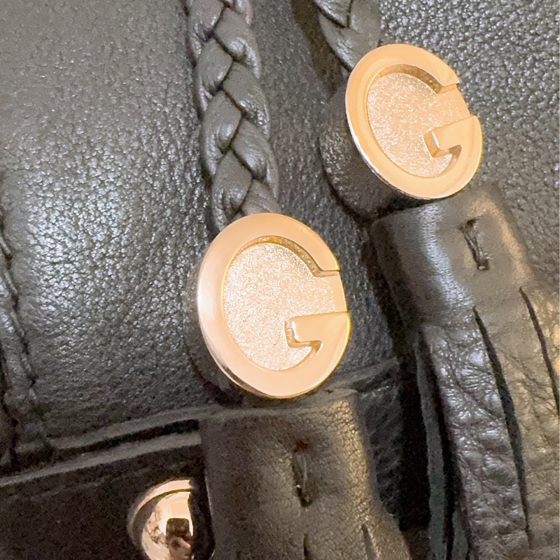 未使用Gucci 流蘇托特包（黑色）-14
