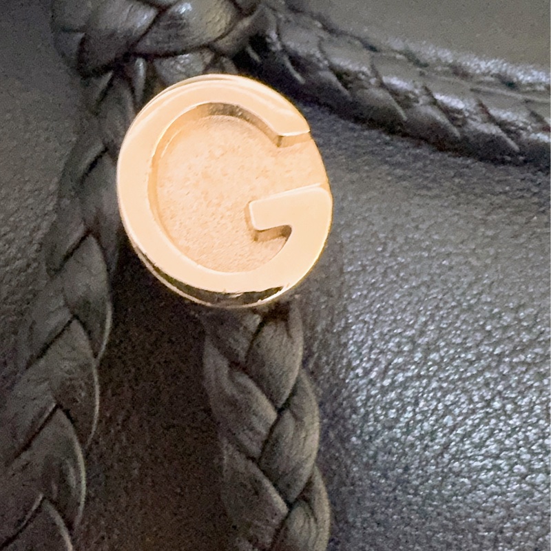 未使用Gucci 流蘇托特包（黑色）-18