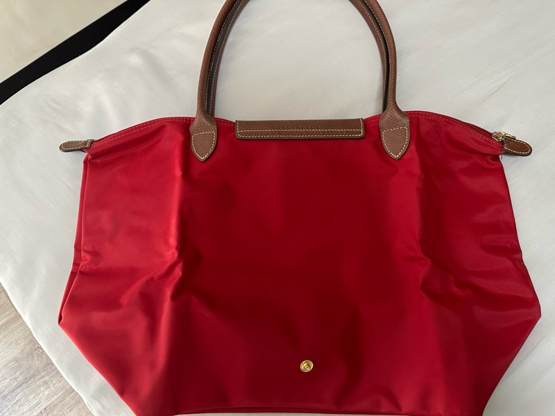 Longchamp 紅色長背帶（尼龍）-3