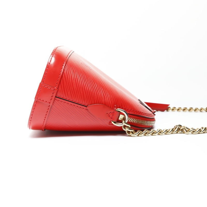 路易威登 2018 Epi Alma 迷你肩背包，紅色，WS26675-4
