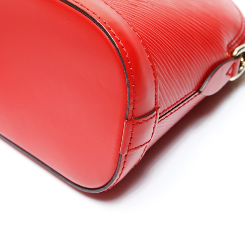 路易威登 2018 Epi Alma 迷你肩背包，紅色，WS26675-6