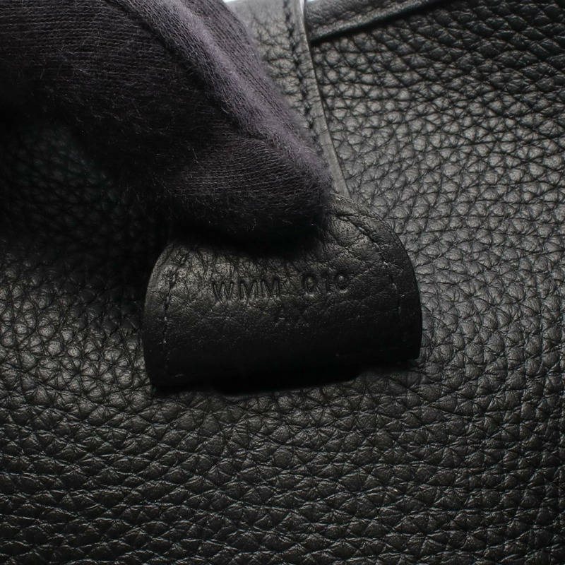 愛馬仕 Evelyne 3 Trois GM 肩挎包，配 Taurillon Clemence 黑色 SHW 皮革-4