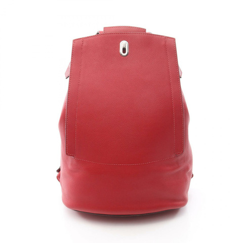 愛馬仕 Sac a Dos GR24 雙肩包/背包，Evergrain Rouge 皮革，二手 D