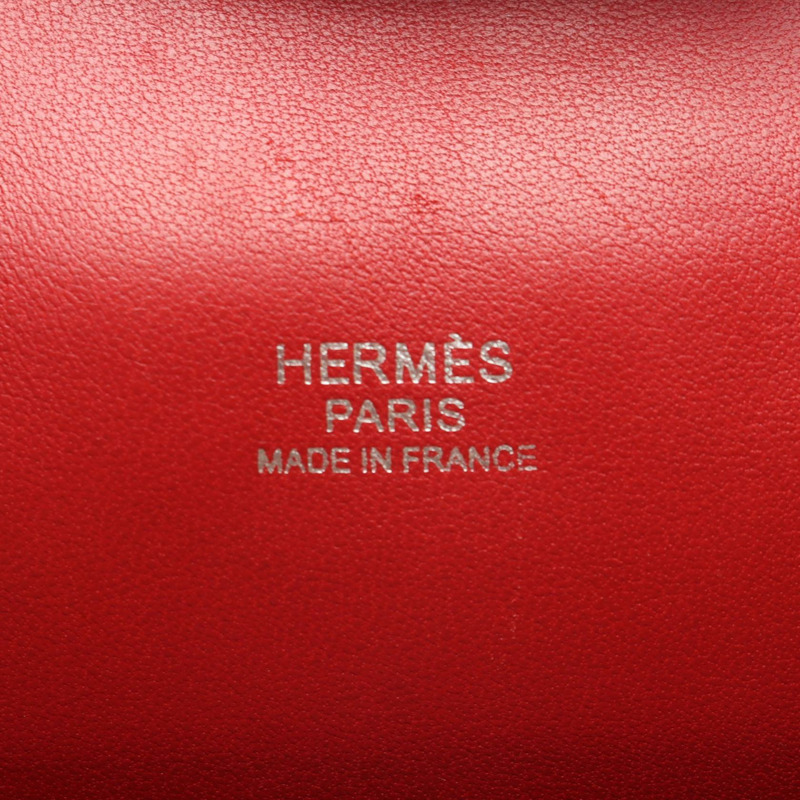 愛馬仕 Sac a Dos GR24 雙肩包/背包，Evergrain Rouge 皮革，二手 D-3
