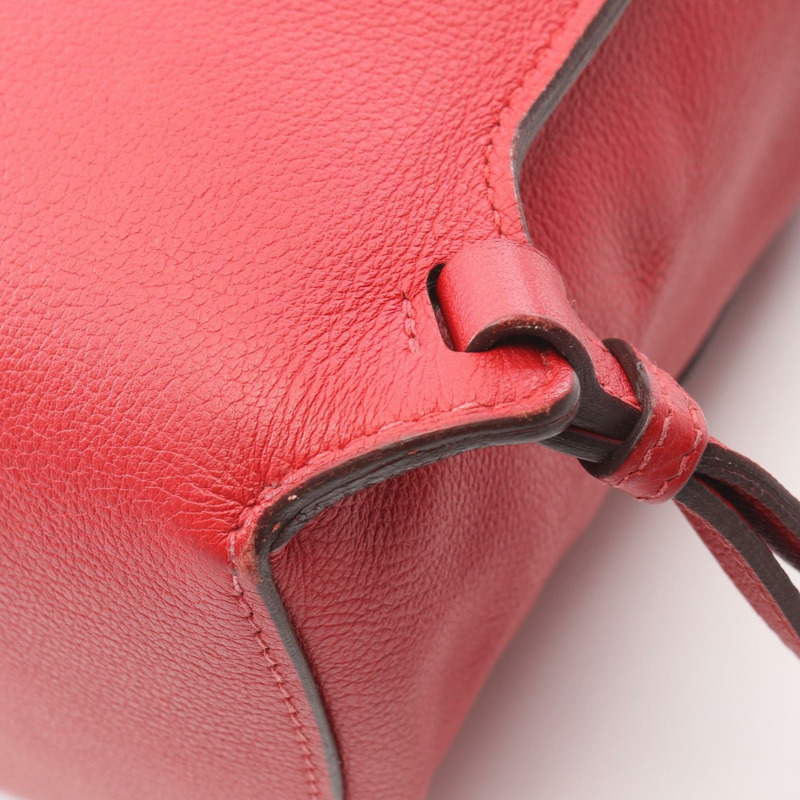 愛馬仕 Sac a Dos GR24 雙肩包/背包，Evergrain Rouge 皮革，二手 D-7