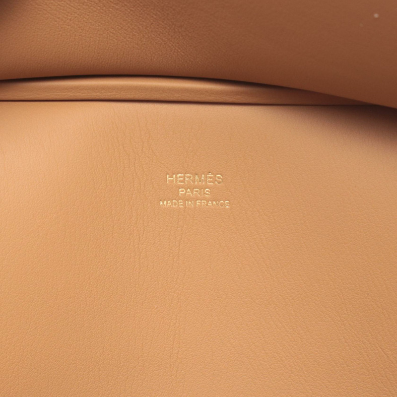 愛馬仕 Jypsiere 迷你肩斜背包，Swift 皮革，餅乾色，二手，K GHW-3