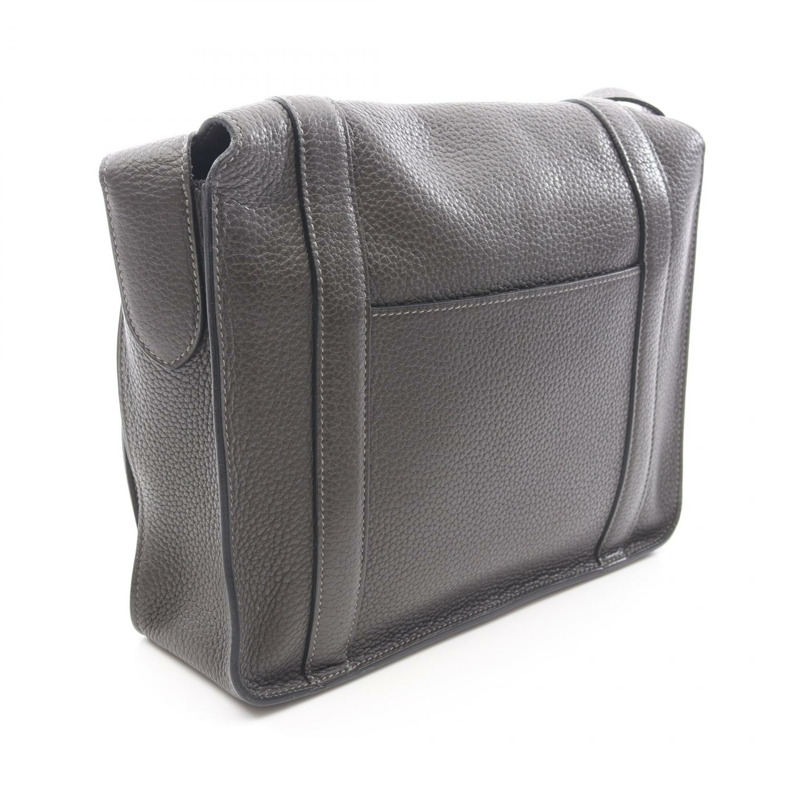 愛馬仕 Steve Caporal 27 肩斜背包 Taurillon Clemence Vert gris SHW-1