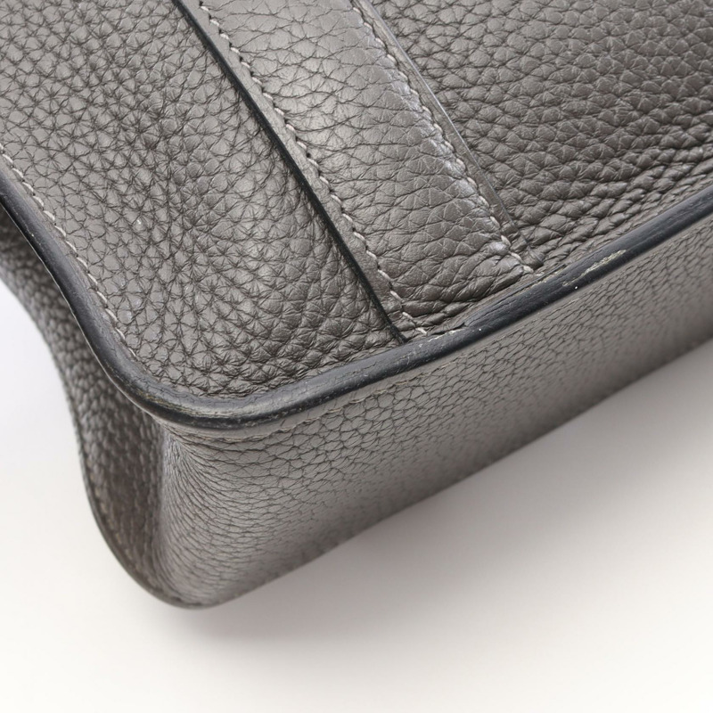 愛馬仕 Steve Caporal 27 肩斜背包 Taurillon Clemence Vert gris SHW-5