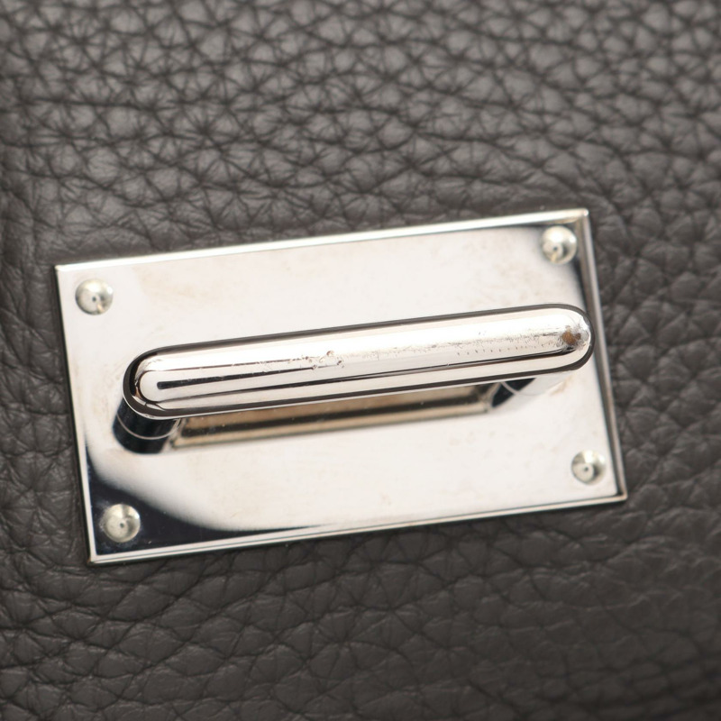 愛馬仕 Steve Caporal 27 肩斜背包 Taurillon Clemence Vert gris SHW-9