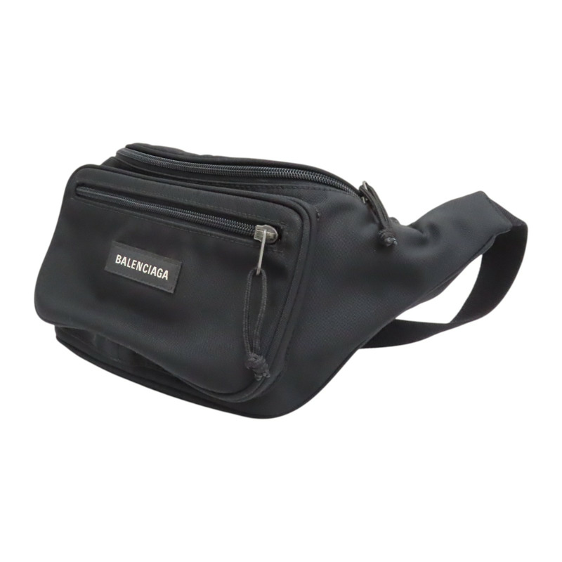黑色 尼龍 Explorer 腰包【Balenciaga 巴黎世家】 482389-2