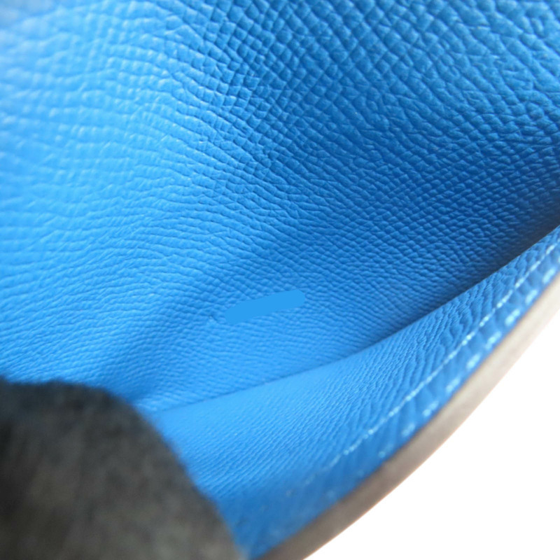 坦桑尼亞藍 EPSOM牛皮 Bearn Compact 二折 短夾 A刻【HERMES 愛馬仕】 H039790CK-8