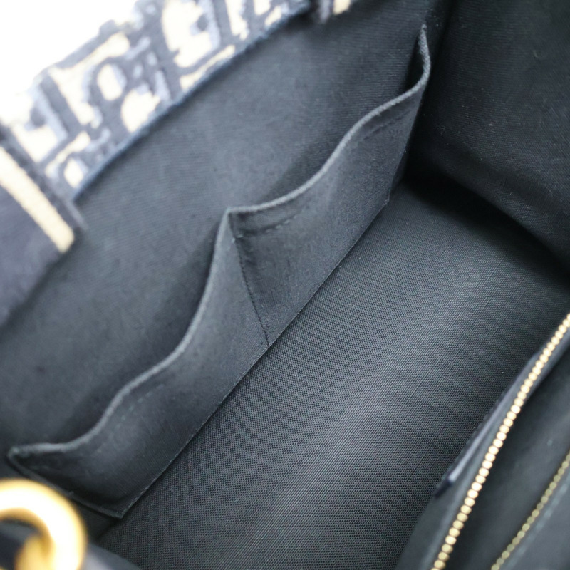 藍色 提花帆布 Book Tote 小型托特包 手提包【Dior 迪奧 】 M1325CZBB-4