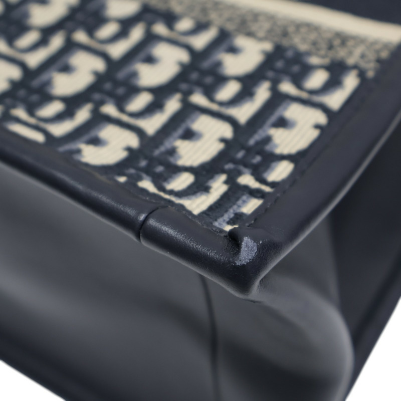 藍色 提花帆布 Book Tote 小型托特包 手提包【Dior 迪奧 】 M1325CZBB-12