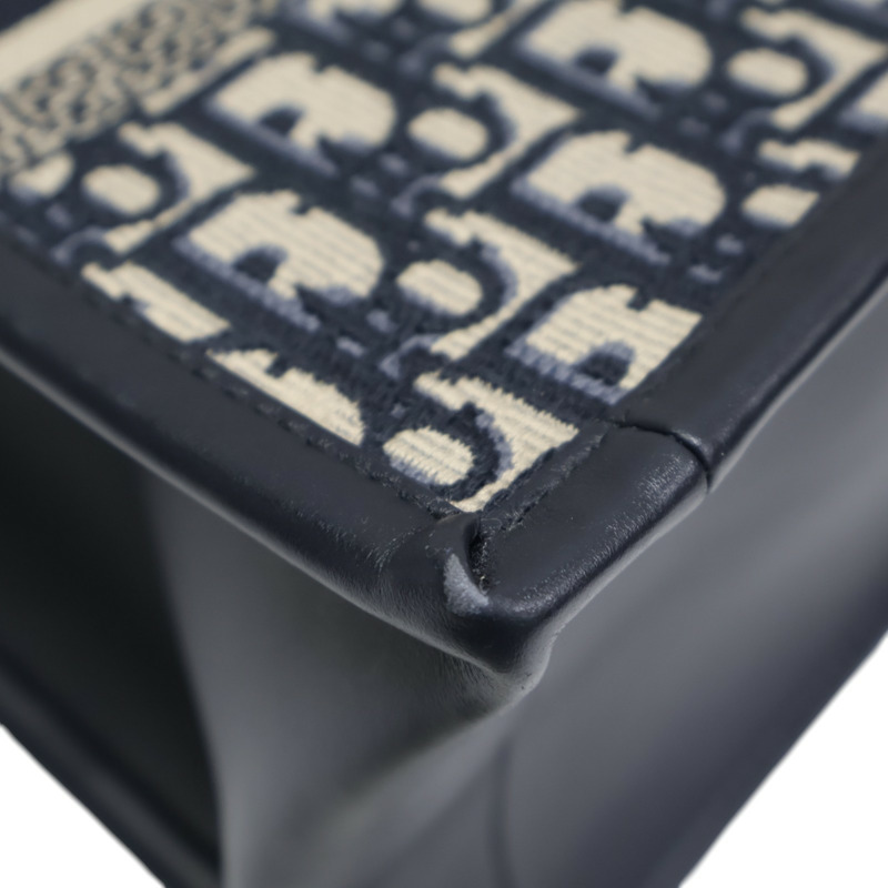 藍色 提花帆布 Book Tote 小型托特包 手提包【Dior 迪奧 】 M1325CZBB-13