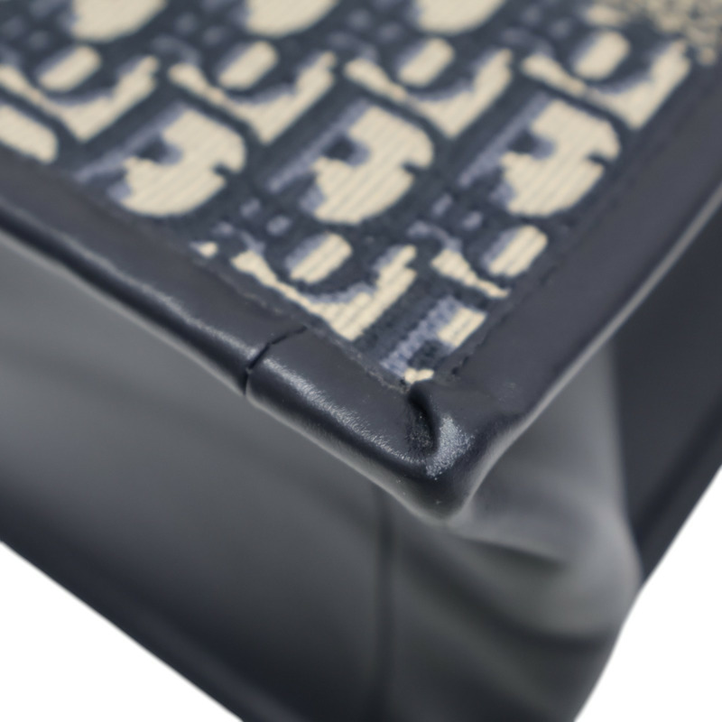 藍色 提花帆布 Book Tote 小型托特包 手提包【Dior 迪奧 】 M1325CZBB-14