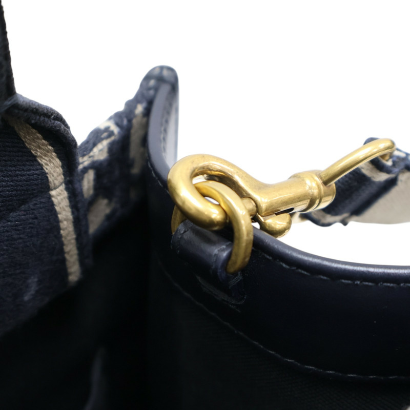 藍色 提花帆布 Book Tote 小型托特包 手提包【Dior 迪奧 】 M1325CZBB-15