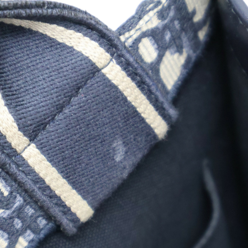 藍色 提花帆布 Book Tote 小型托特包 手提包【Dior 迪奧 】 M1325CZBB-17